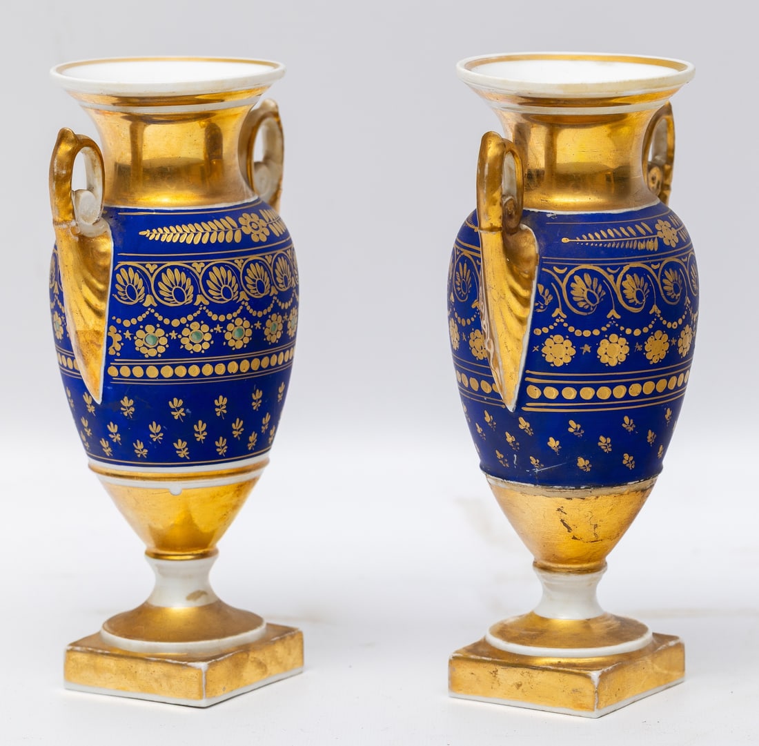 Pair Porcelain Vases (XIX)