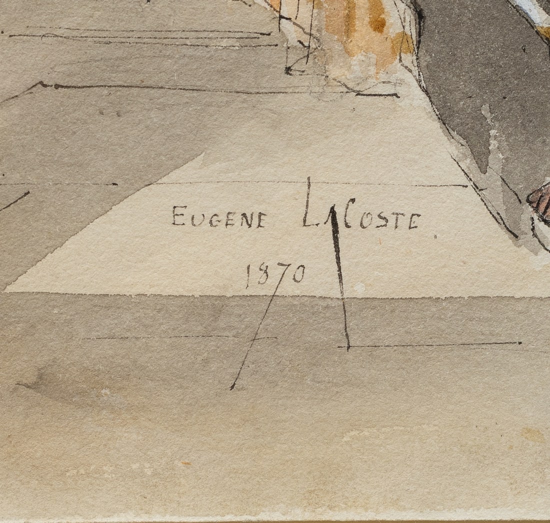 Pierre Eugene Lacoste, 1818-1908 (France)