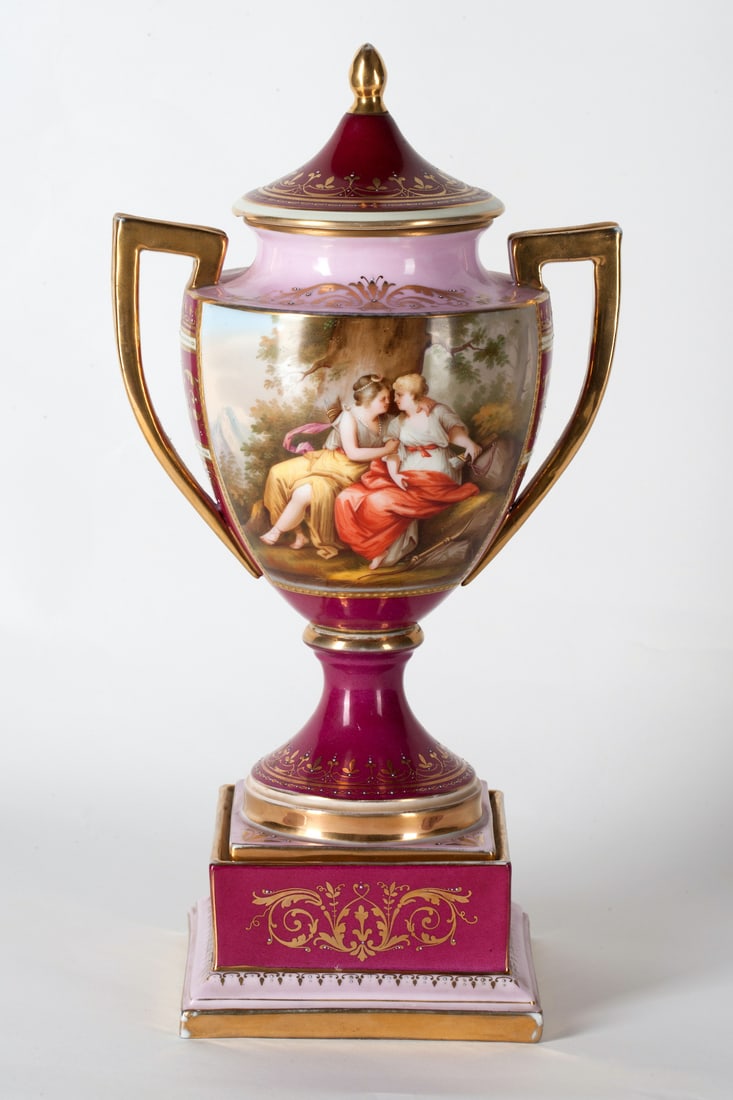 Porcelain Vase, Vienna, 19th century (1 of 10)