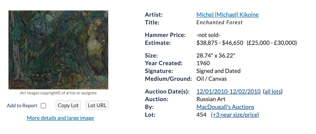 Michel Kikoine, 1892-1968 (Latvia/France)