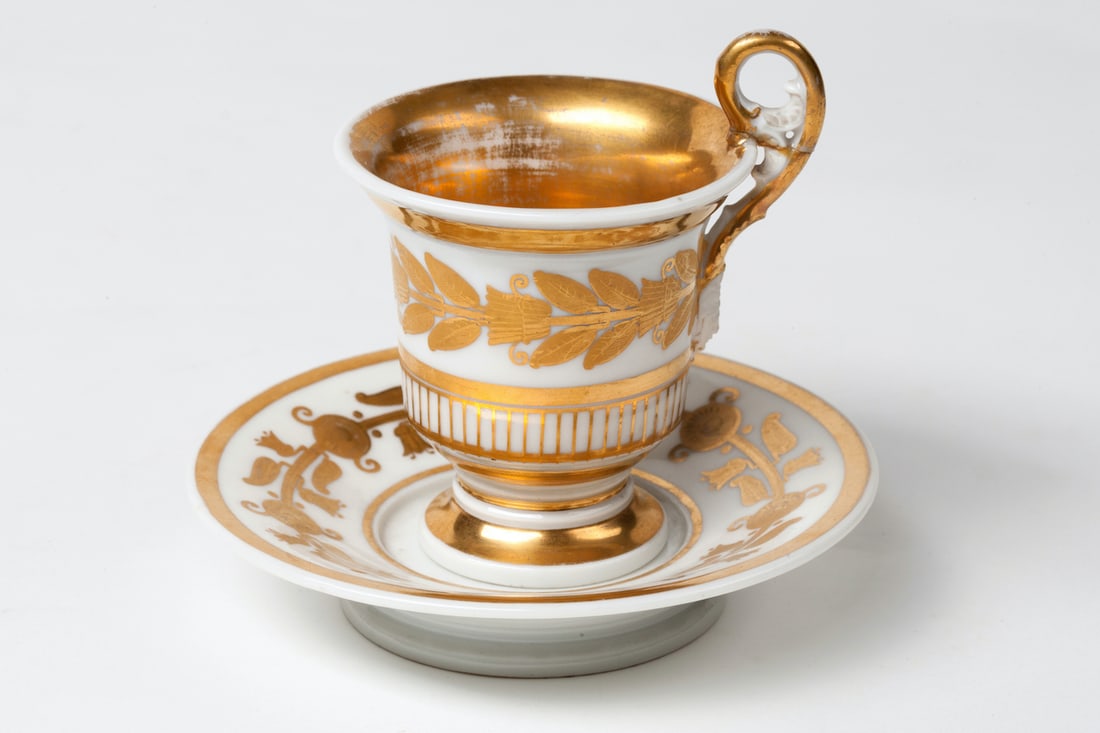 Cup and Saucer, Empire, 19th century (1 of 4)