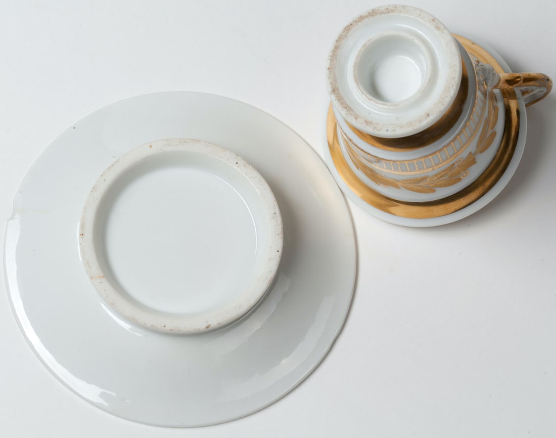 Cup and Saucer, Empire, 19th century