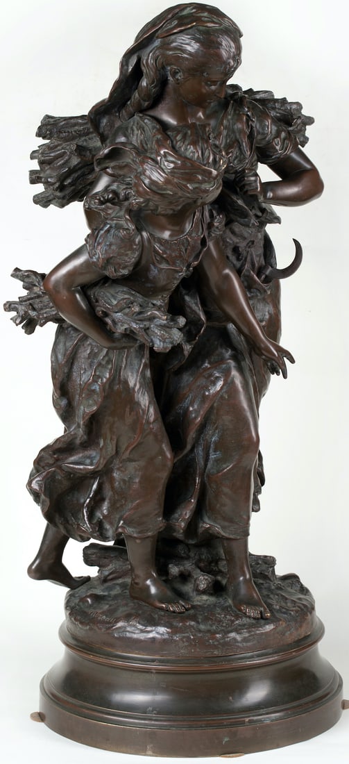 Hippolyte Francois Moreau, 1832-1927, Bronze