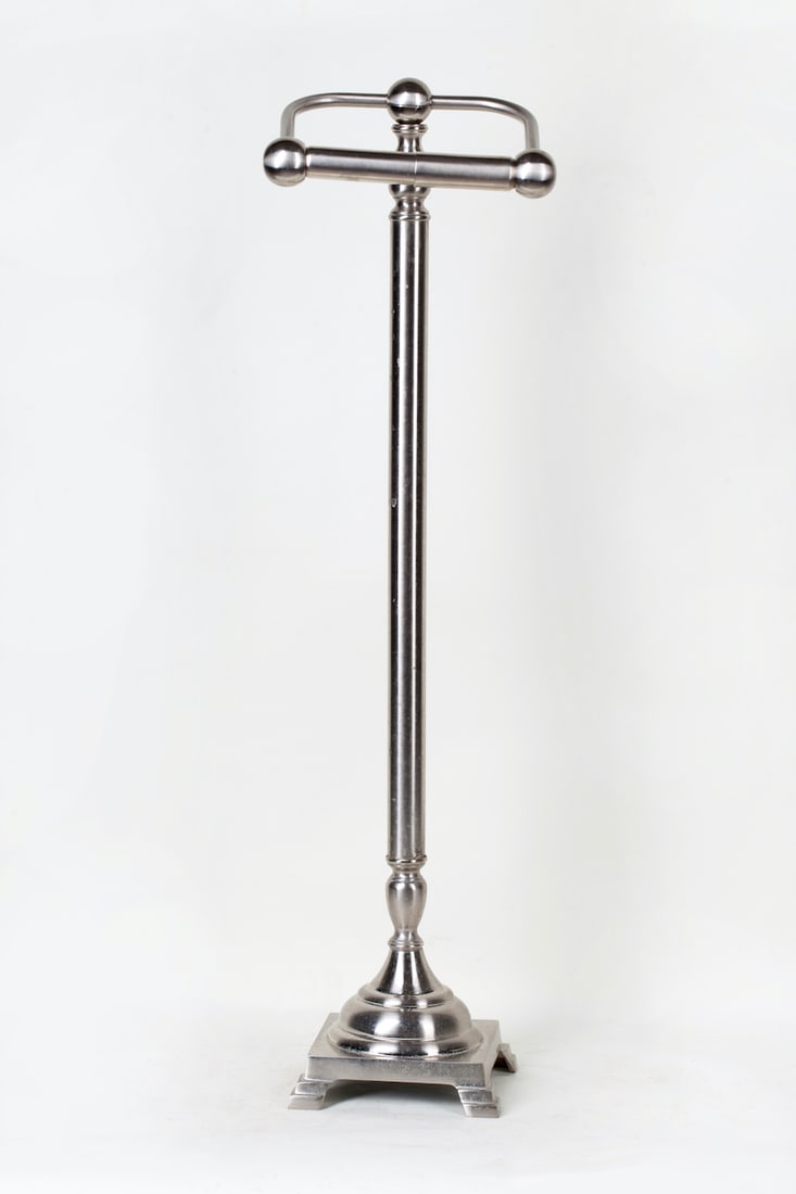 Floor Toilet Paper Holder, mid- 20th century (1 of 3)