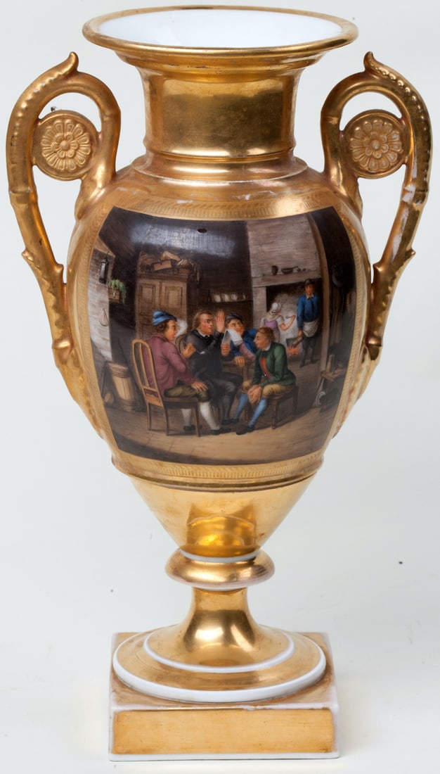 Empire Porcelain Vase, 19th cen