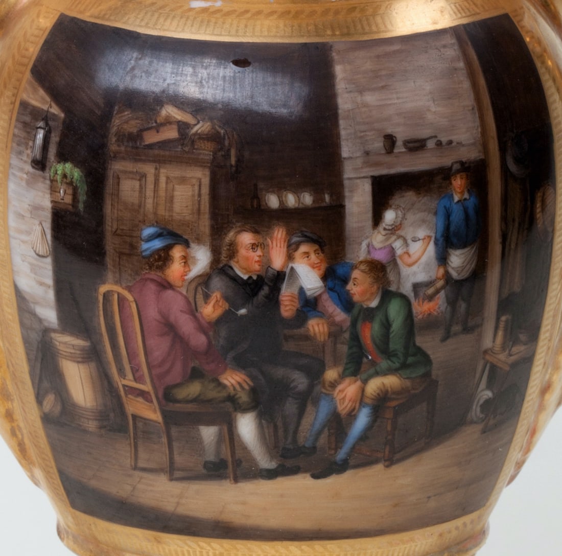Empire Porcelain Vase, 19th cen