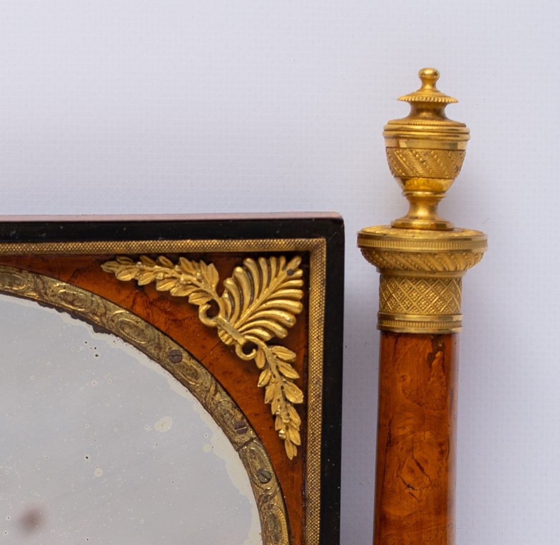 Ormolu Mounted Burr Wood Inkstand 19th century