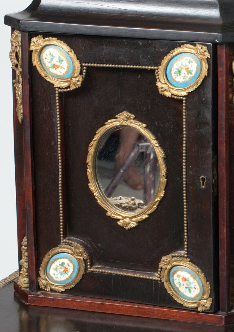 Rococo Bureau Table, 19th century, Bronze/Porcelain