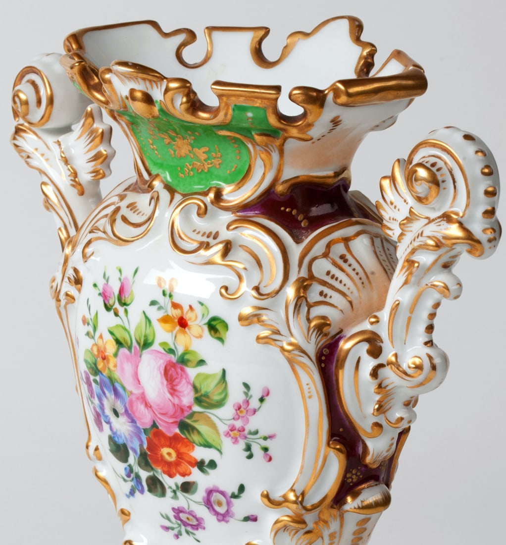 Rococo Porcelain Vase