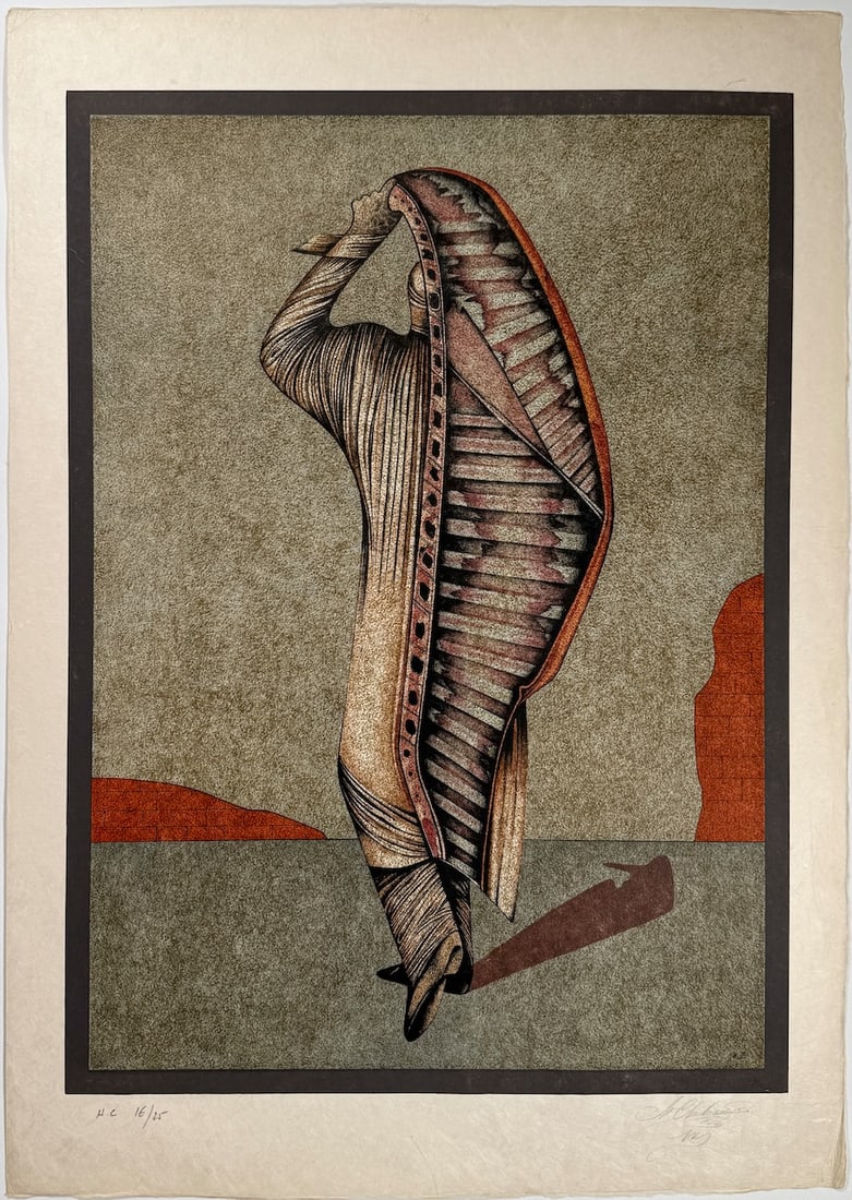 Mikhail CHEMIAKIN, b.1943 (Russia): Mikhail CHEMIAKIN (1943) The belly of Paris 12 (edition H.C 16/25) Lithograph in colors, size 64 x 46.5 cm (25 1/8 x 18 1/3 inches) Overall dimensions 76 x 54 cm (30 x 21 1/4 inches) Hand-signed in pe