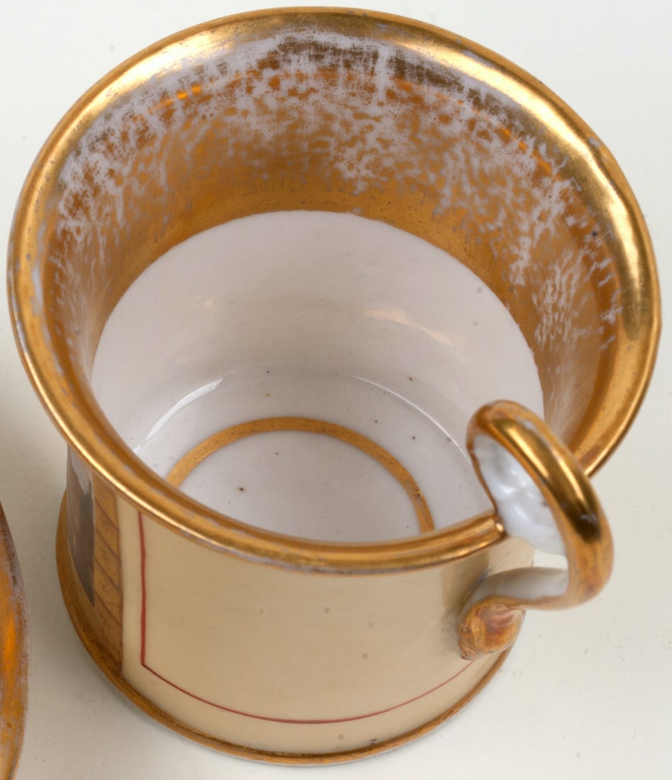 Porcelain Cup with Saucer, 19th century