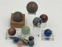 15 Vintage/Antique Marbles- Including a 19th Century Clay Bennington