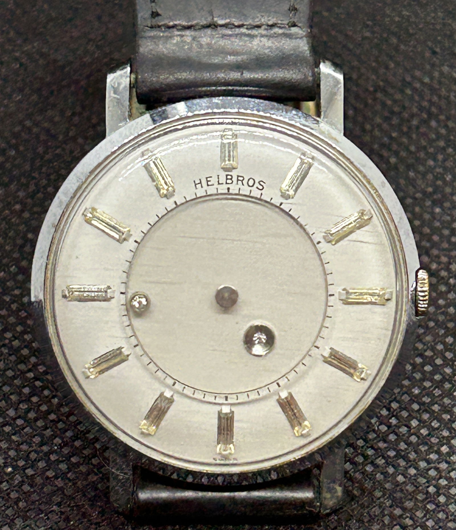 1960s HELBROS 'Mystery Dial' men's wristwatch (1 of 4)
