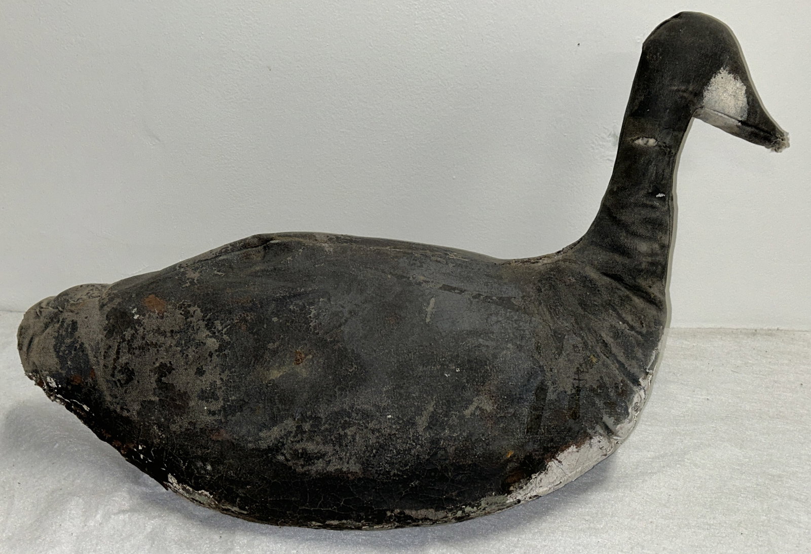 antique canvas-body Goose Decoy (1 of 4)