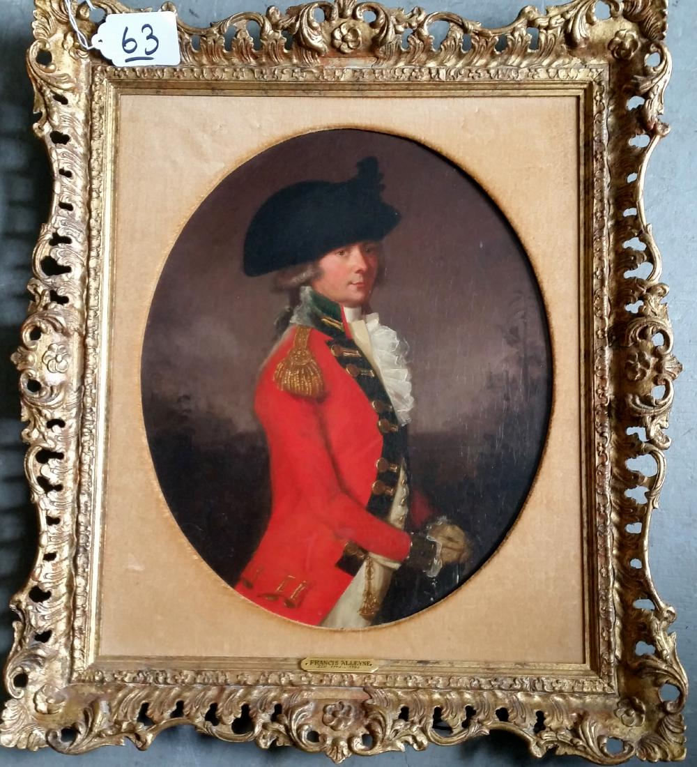 ATTR. TO FRANCIS ALLEYNE PORTRAIT OF BRITISH SOLDIER (1 of 11)