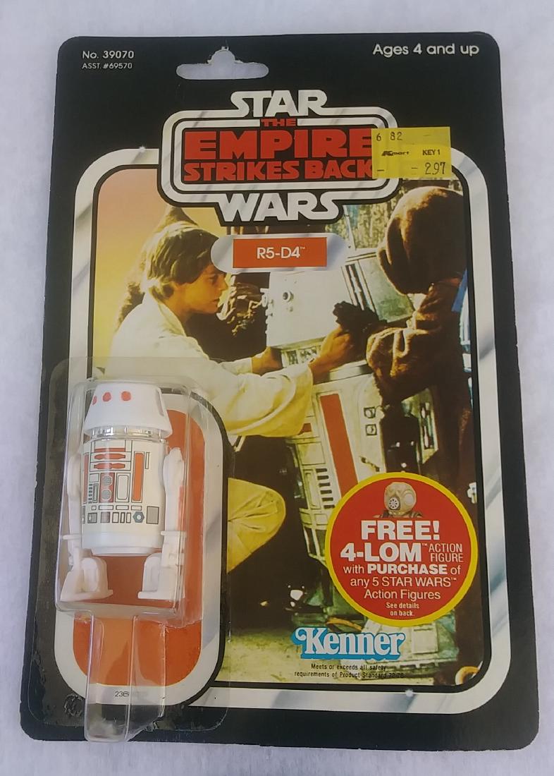 STAR WARS R5-D4, 47 BACK: We are not experts and will not grade any of the Star War or other toys, trains and collectibles. Please look at pictures and ask questions. ALL items are AS IS and it is buyer's responsiblity to make