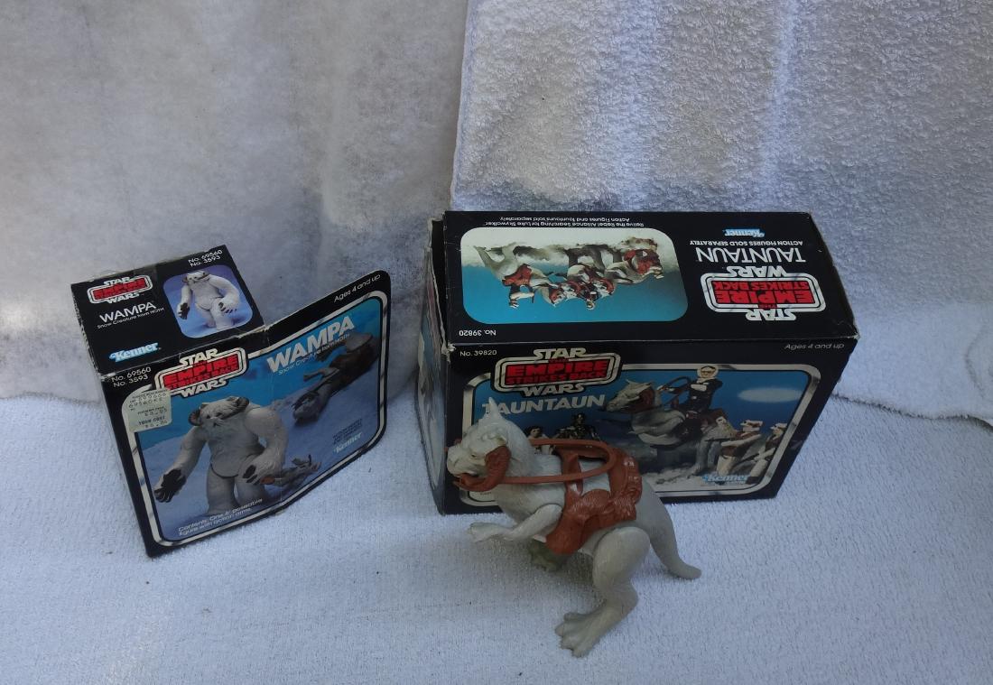 STAR WARS ESB TAUNTAUM AND WAMPA, ESB: We are not experts and will not grade any of the Star War or other toys, trains and collectibles. Please look at pictures and ask questions. ALL items are AS IS and it is buyer's responsiblity to make