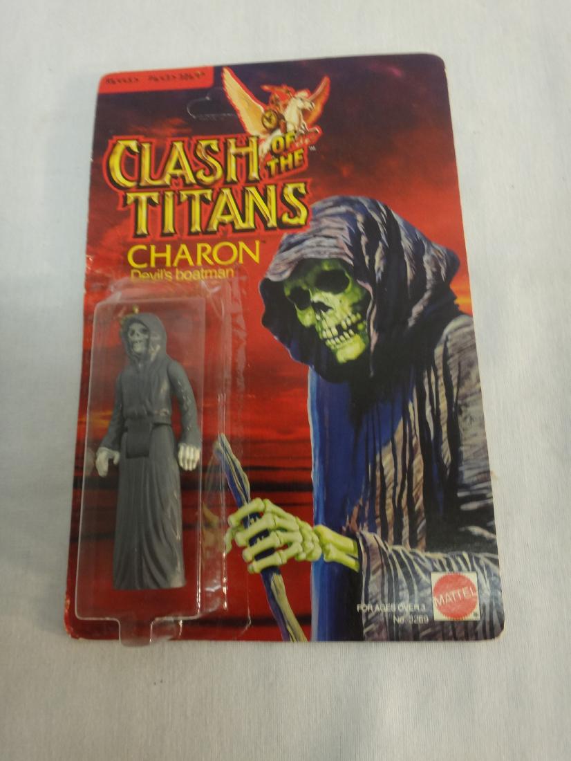 CLASH OF THE TITANS, CHARON, MATTEL: We are not experts and will not grade any of the Star War or other toys, trains and collectibles. Please look at pictures and ask questions. ALL items are AS IS and it is buyer's responsiblity to make