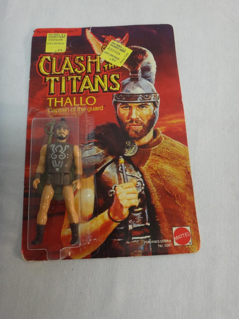 CLASH OF THE TITANS, THALLO, MATTEL: We are not experts and will not grade any of the Star War or other toys, trains and collectibles. Please look at pictures and ask questions. ALL items are AS IS and it is buyer's responsiblity to make