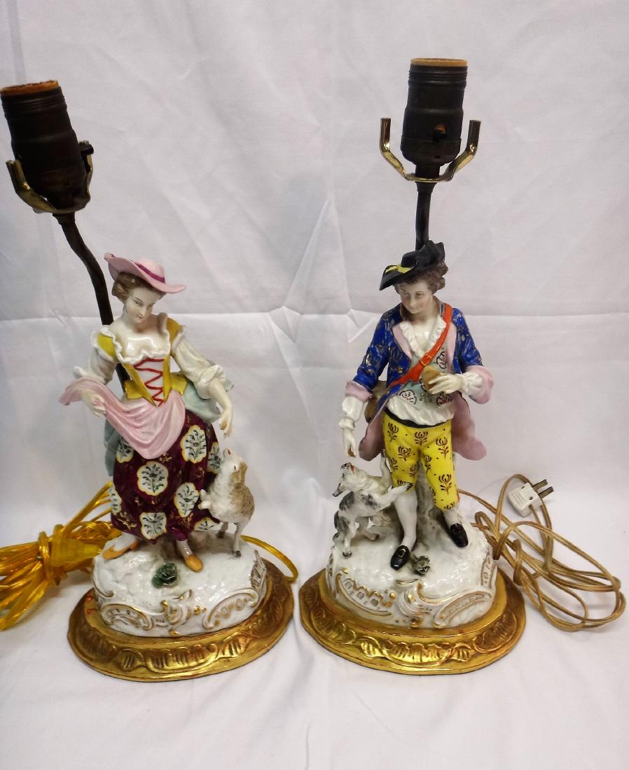 PAIR OF RARE CHELSEA BRITISH PORCELAIN FIGURINES