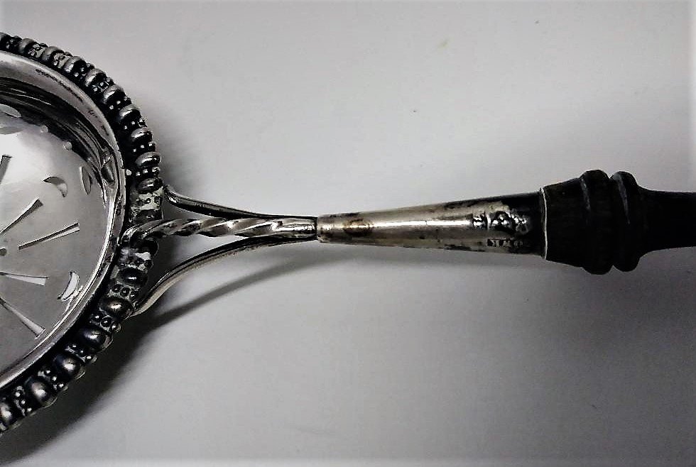 RUSSIAN  SILVER TEA LADLE (1 of 2)