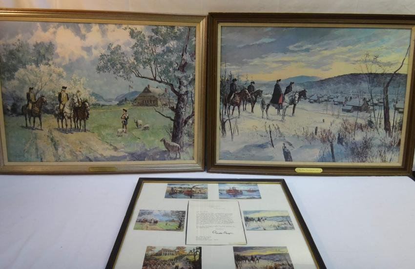 3-LITHOS SIGNED  JOHN GOULD / HUDSON VALLEY SCHOOL / (1 of 18)