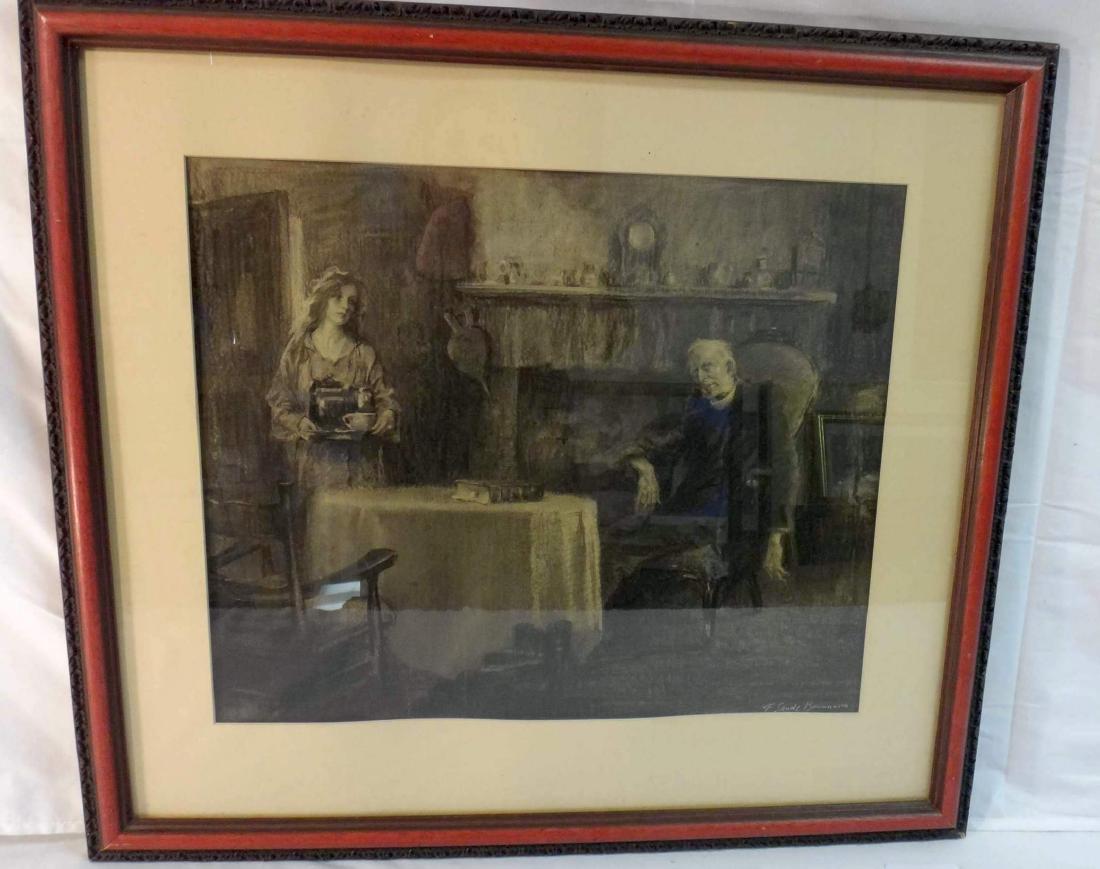 F. SANDS BRUNNER, ORIGINAL CHARCOAL (1 of 2)