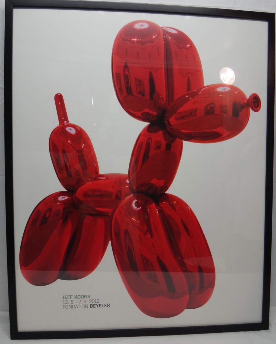 JEFF KOONS, "BALLOON DOG" , LITHO (1 of 5)