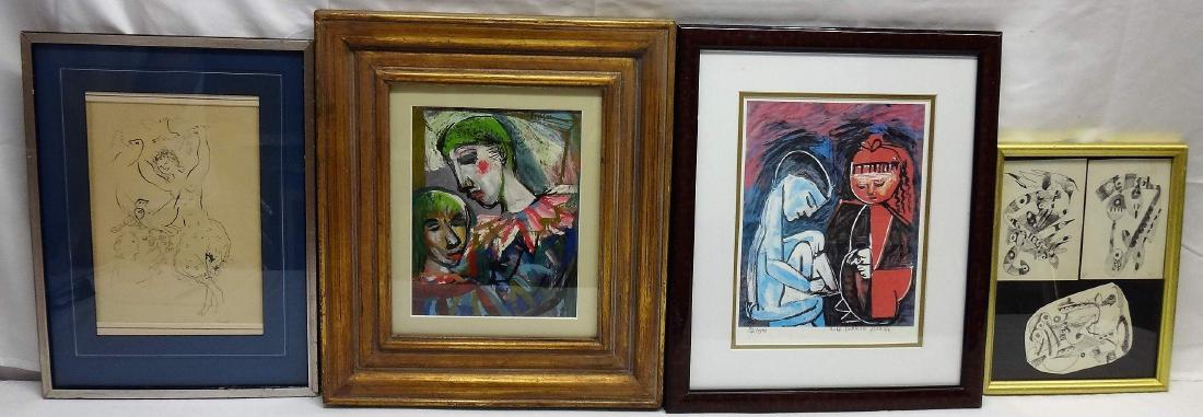 CHAGALL, JACOB SEMATIN,PICASSO, JOSEF BRESSER PRINT (1 of 9)