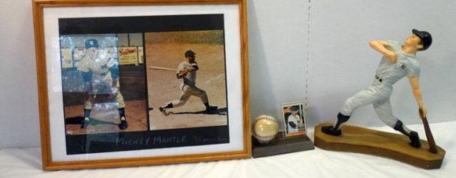 MICKY MANTLE LOT OF 3 (1 of 6)