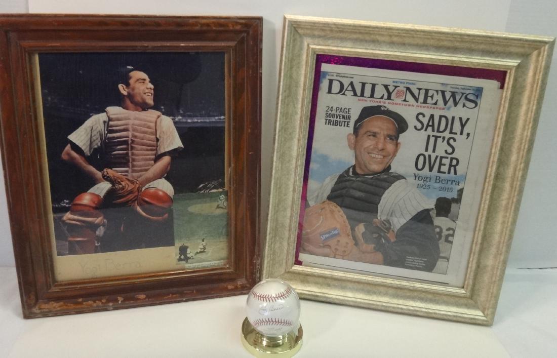 YOGI BERRA LOT OF 3 (1 of 3)