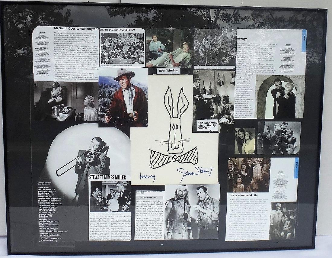 JIMMY STEWART COLLAGE W/FELT TIP DRAWING (1 of 3)