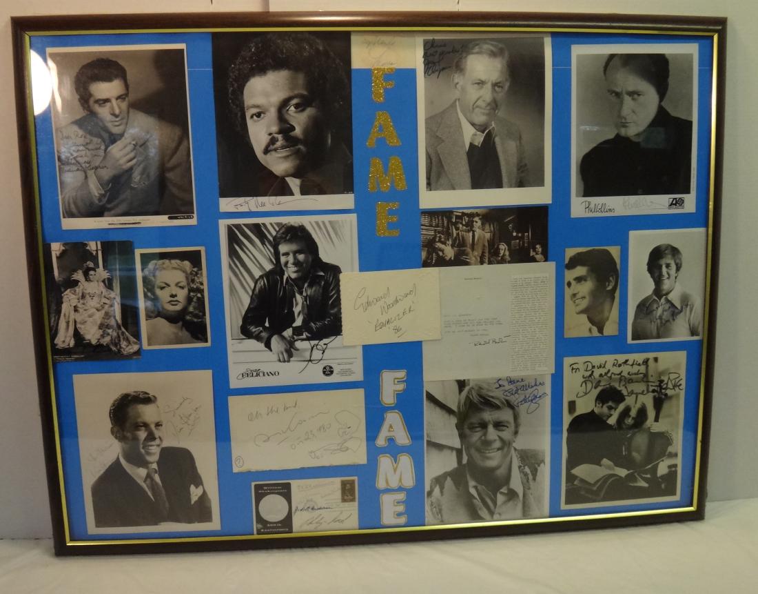 COLLECTION OF CELEBRITY AUTOGRAPHS. (1 of 19)