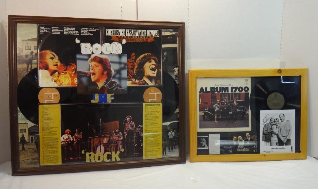 ROCK STAR COLLAGE W/ SIGNED PHOTO. (1 of 6)