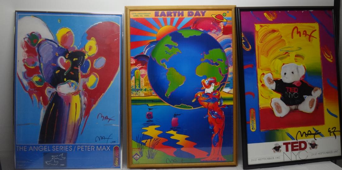 PETER MAX SIGNED POSTERS. (1 of 8)