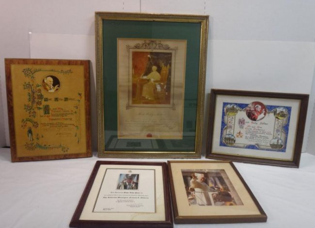 PAPAL "BLESSINGS FRAMED (1 of 11)