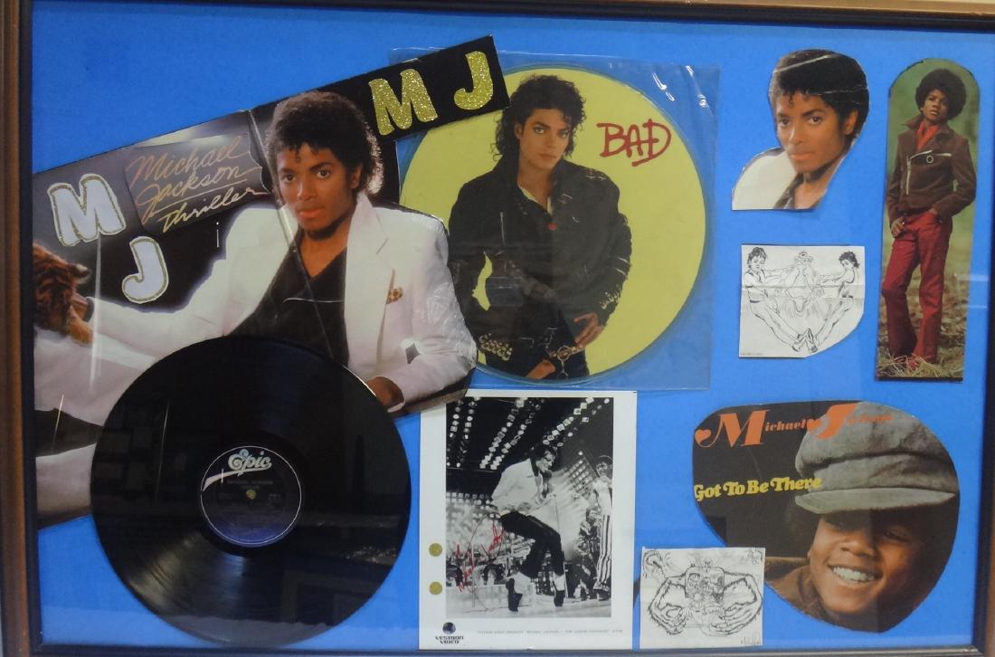 MICHAEL JACKSON SIGN PHOTO COLLAGE (1 of 6)