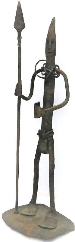 **LARGE AFRICAN FIGURE, DOGON PEOPLE, MALI (1 of 3)