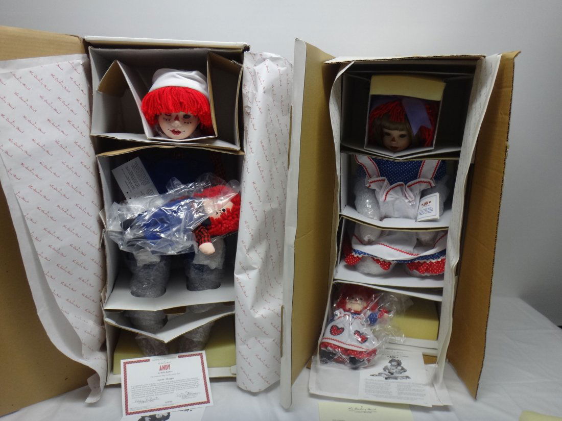 danbury mint raggedy ann and andy dolls