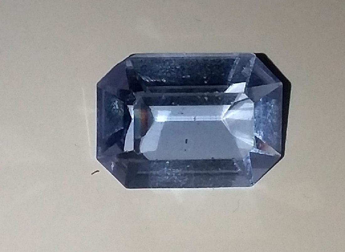 CALIFORNIA MINED NATURAL MORGANITE OR KUNZITE GEMSTONE: A large California mined natural Morganite or Kunzite gemstone. An especially fine and large California mined natural Morganite or Kunzite gemstone. Over 20 carets of rich lavender pink, a deep emeral