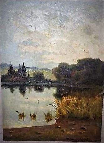 OIL-COLOR BY U.K.'S LAWRENCE PRESTON SR. 1883 1960 (1 of 1)