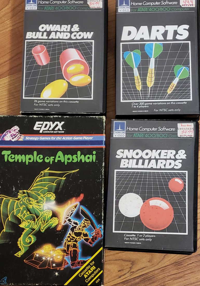 LOT OF ATARI GAMES FOR ATARI 400/800