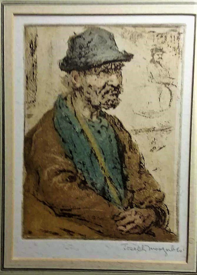 RAREST JOSEPH MARGULIES ETCHING/AQUATINT C.1920'S (1 of 4)