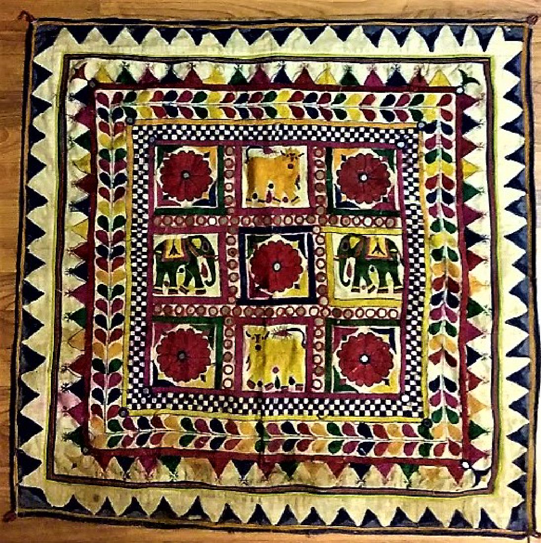 EXCEPTIONAL INDIA WALL HANGING, KUTCHI (1 of 3)