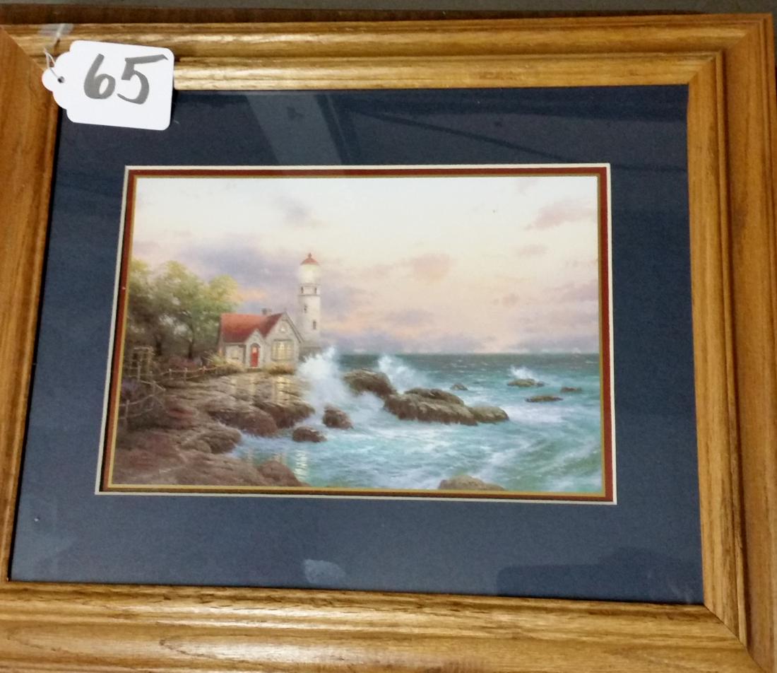 THOMAS KINKADE, BEACON OF HOPE, COA: THOMAS KINKADE, BEACON OF HOPE, COA