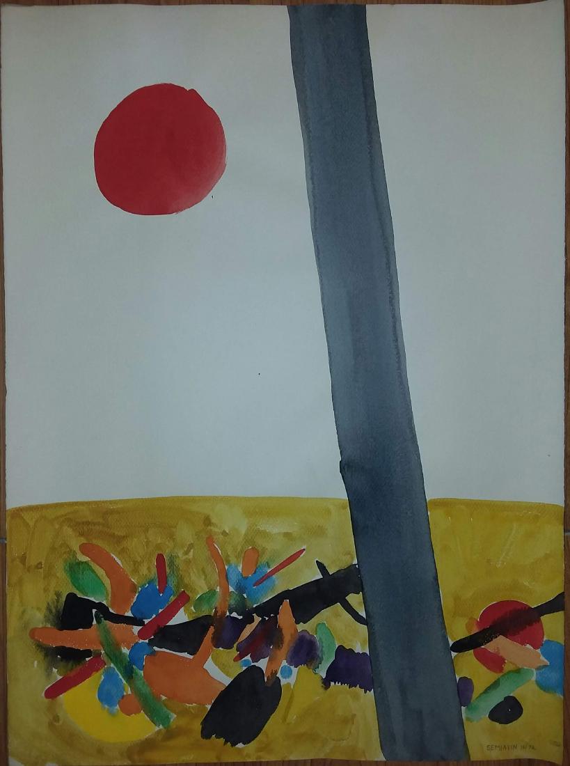 JACOB SEMIATIN, AMERICAN ABSTRACT EXPRESSIONIST (1 of 2)