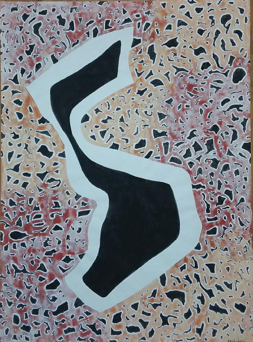 JACOB SEMIATIN, AMERICAN ABSTRACT EXPRESSIONIST (1 of 2)