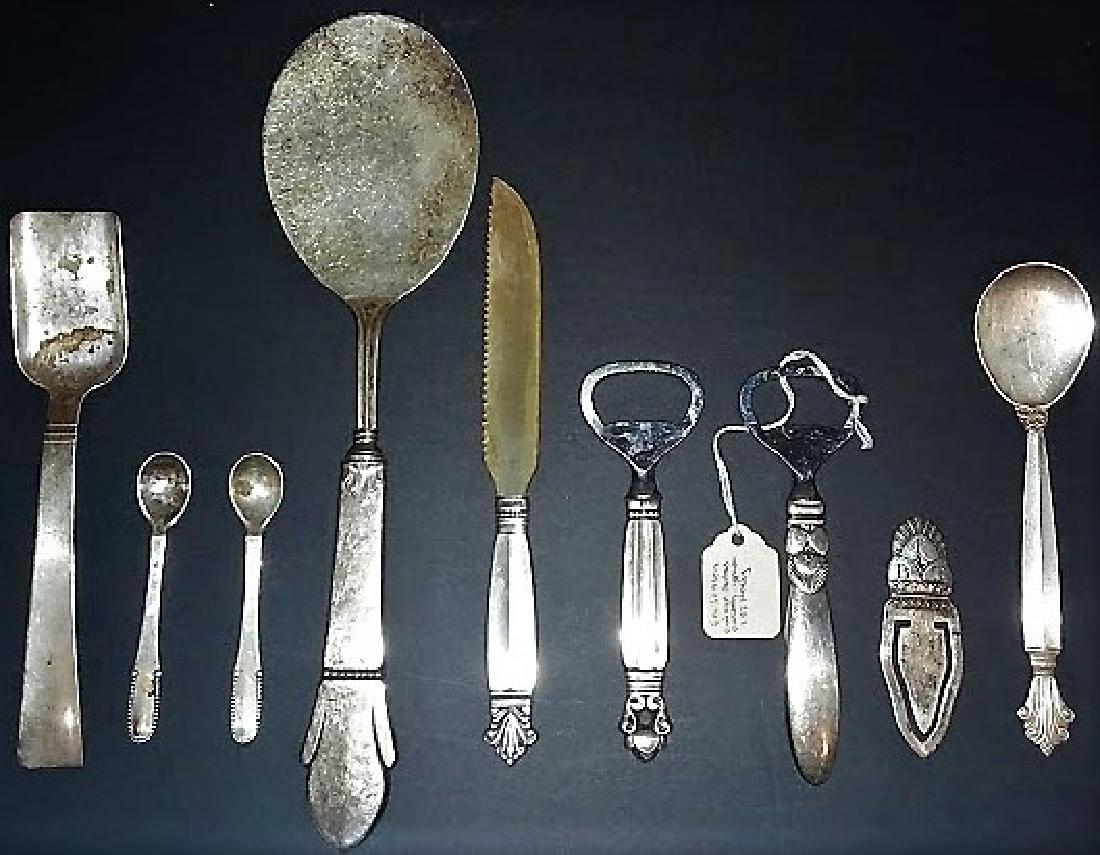 10 DANISH SILVER ITEMS, GEO. JENSEN ETC. (1 of 5)