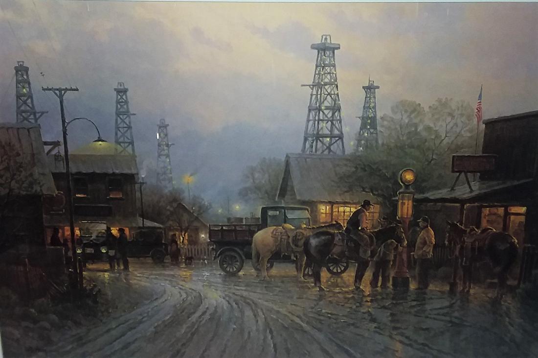 G HARVEY SIGNED LIMITED EDITION PRINT