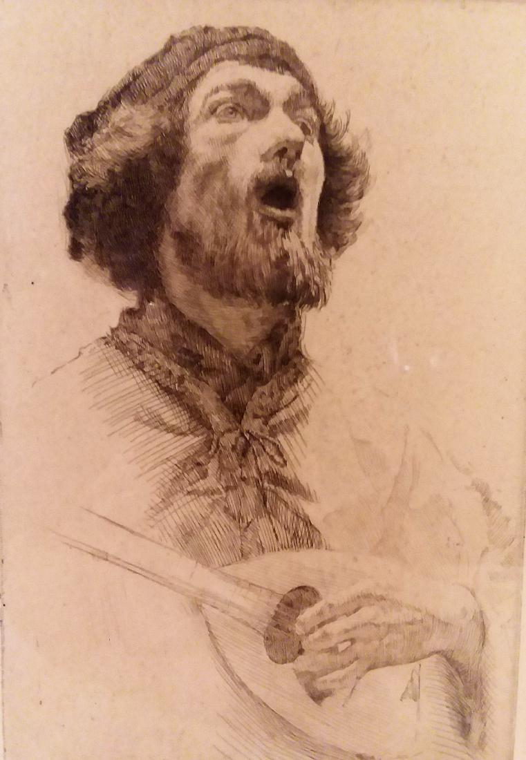 WILLIAM AVERBACK LEVY ORIGINAL ETCHING SIGNED (1 of 3)